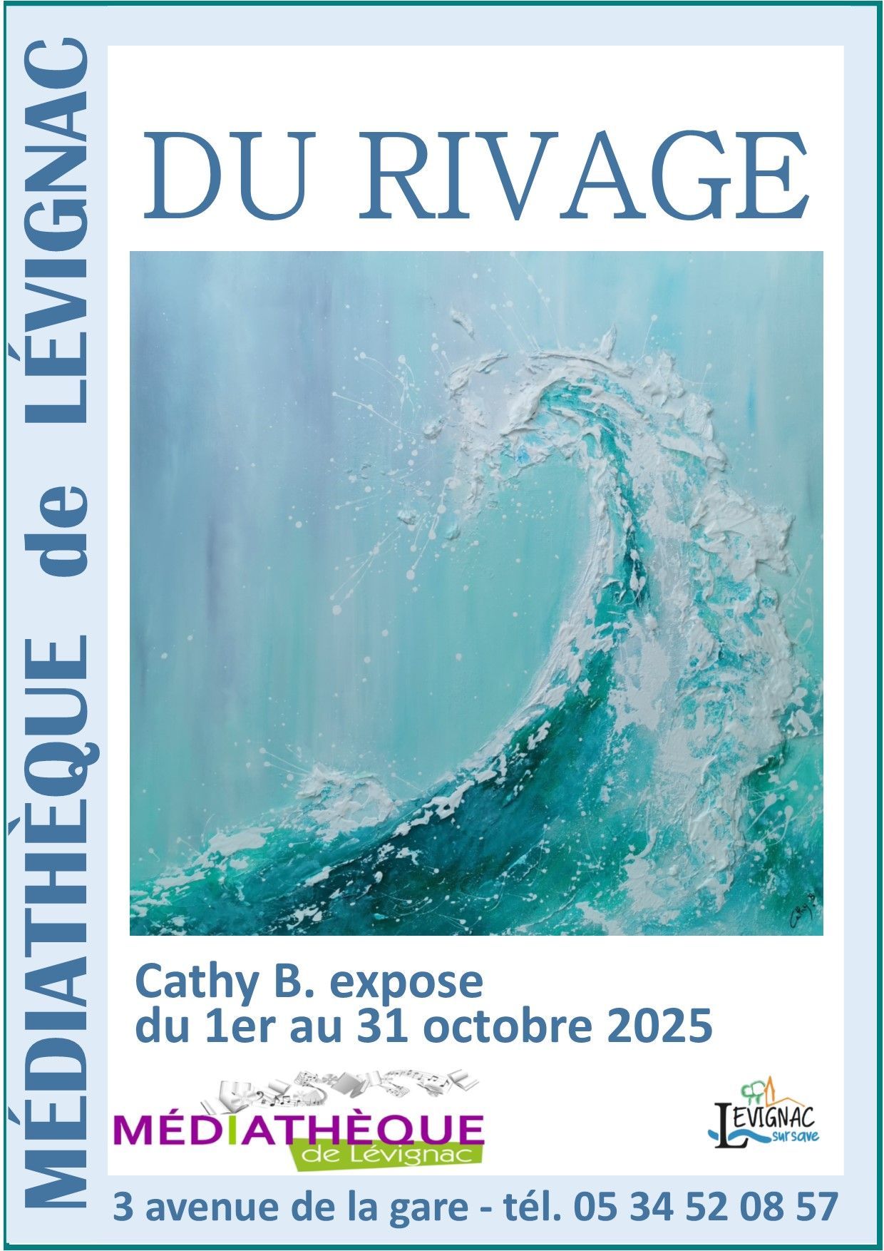 AFFICHE EXPO PEINTURES CATHY B LEVIGNAC JPEG copy copy